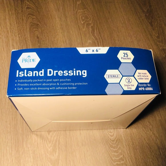 Med Pride Island Dressing 6”x6” - Picture 3 of 4